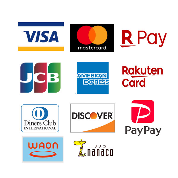 カード・キャッシュレス決済が使えます!